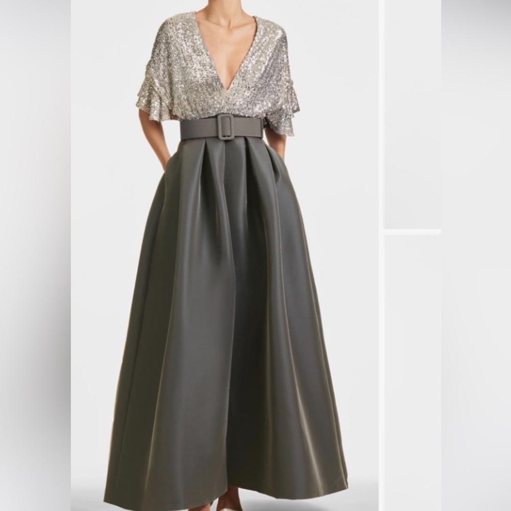 SACHIN & BABI SIZE 8 DRESS hemmed for a 5’5 woman